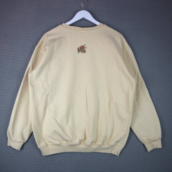 Northern Reflection Garden Mice Flower Garden Mens Crewneck Sweater Thick - Picture 2 of 7